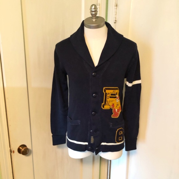 Polo Ralph Lauren Other - Polo Varsity Cardigan Sweater